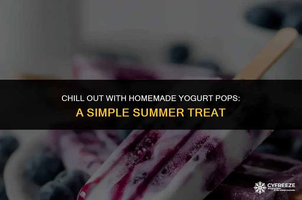 can you freeze yogurt to make pops