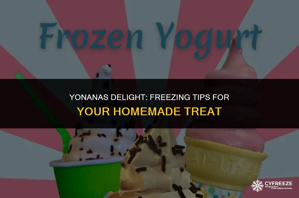 can you freeze yonanas after you make it