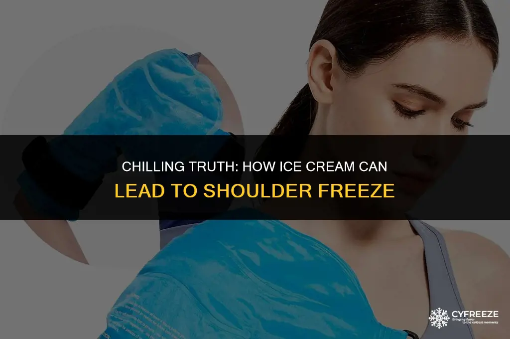 can you get a shoulder freeze from eating ice cream