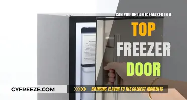 Top Freezer Door Icemaker: Is It Possible to Install One?