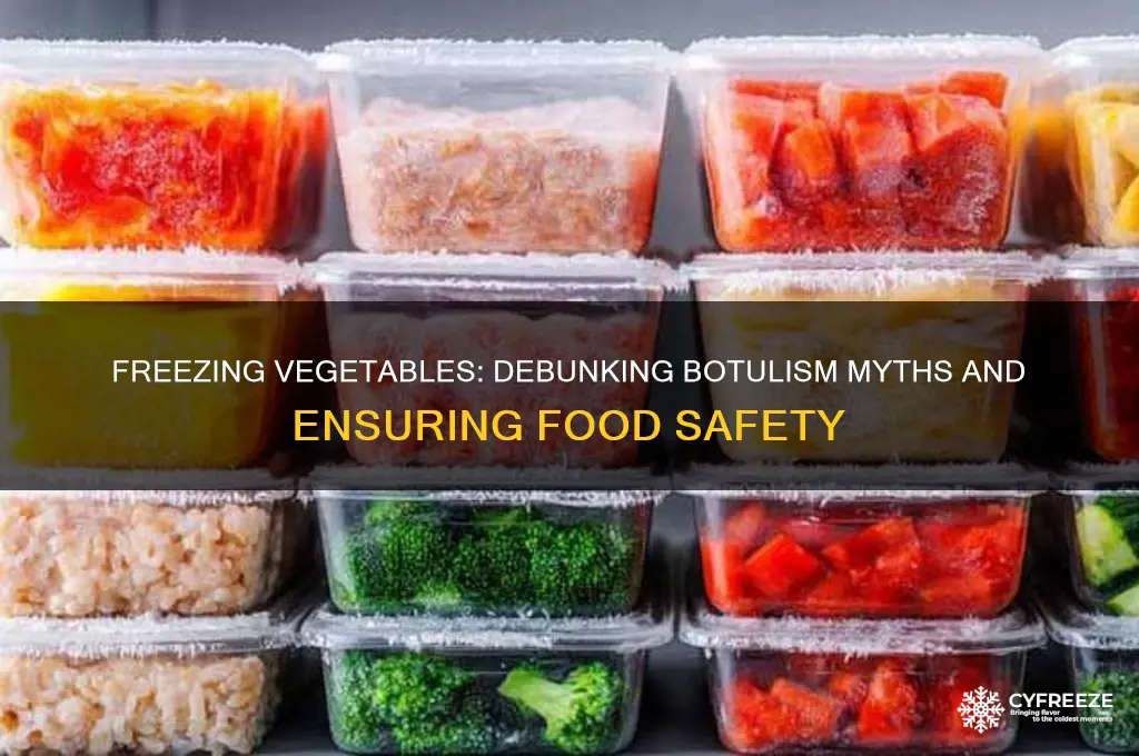 can you get botulism from freezing vegetables