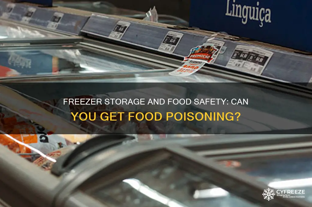 can you get food posioning from storing things in freezer