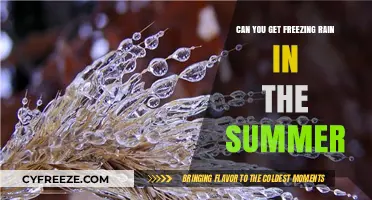 Summer's Chilling Surprise: Can Freezing Rain Occur in Warmer Months?