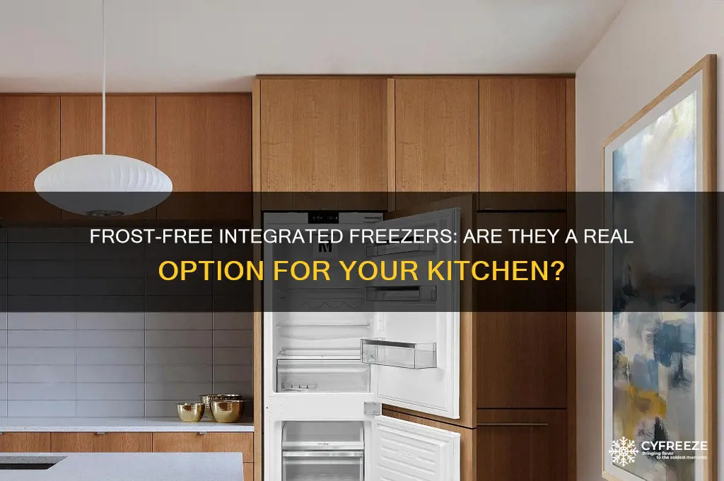 can you get frost free integrated freezer