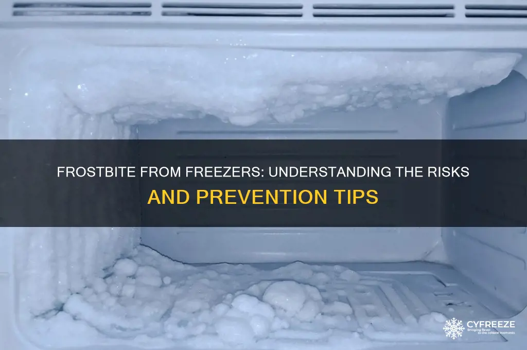 can you get frostbite from a freezer