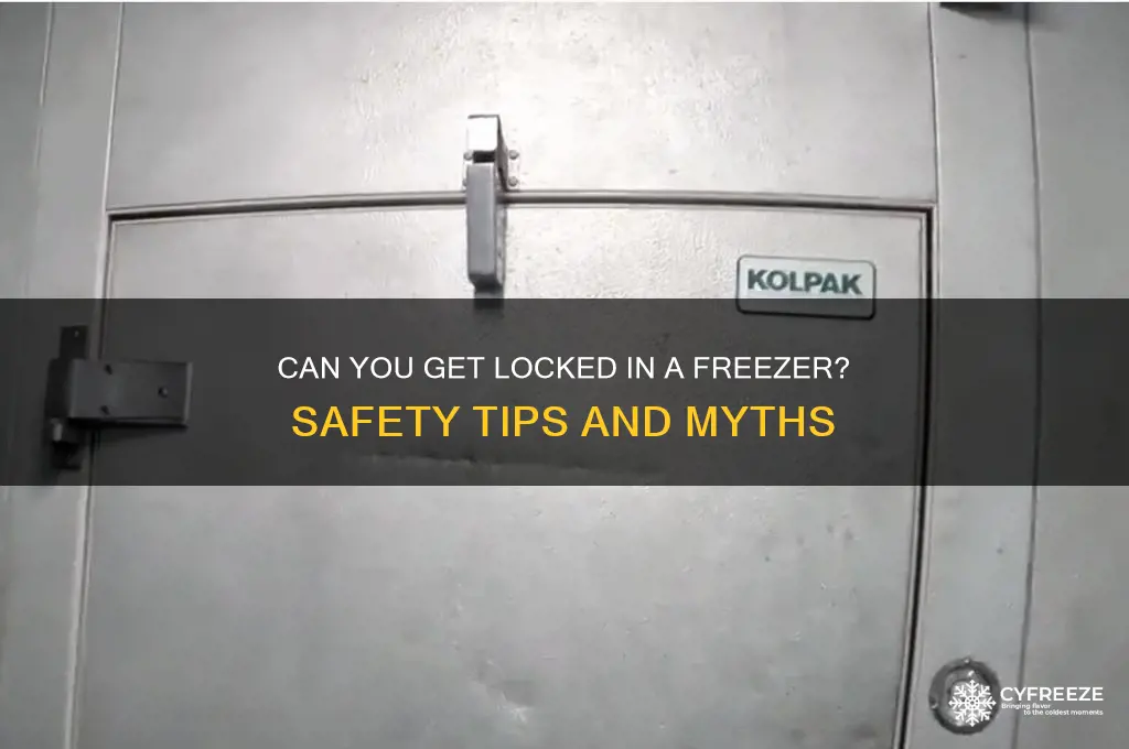can you get locked in a freezer