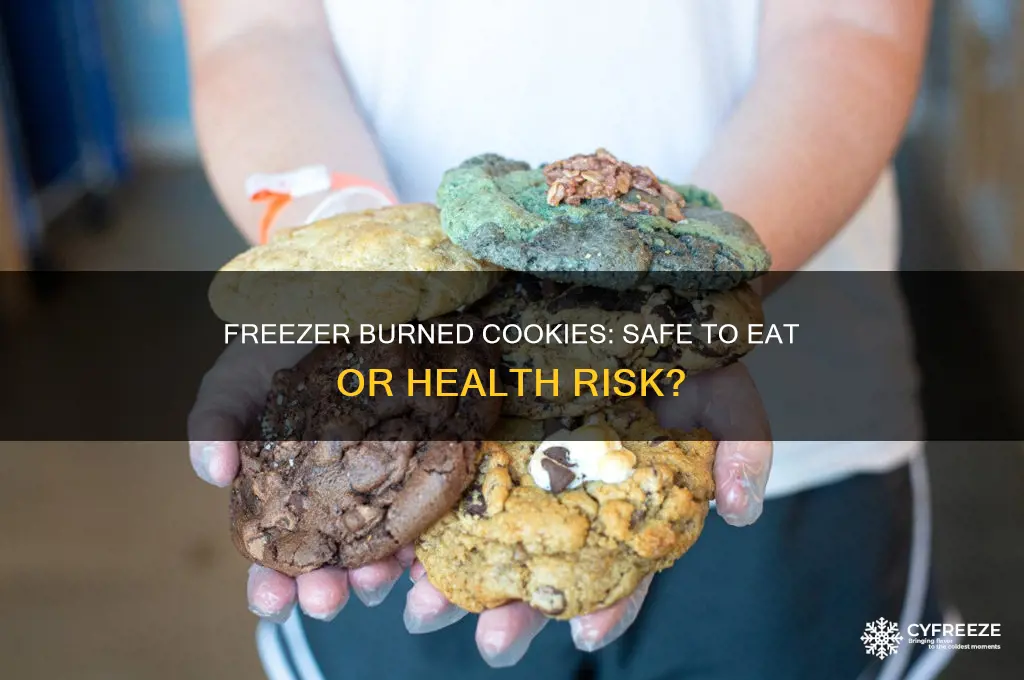 can you get sick from eating freezer burned cookies