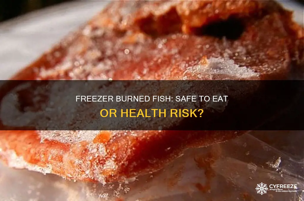 can you get sick from freezer burned fish