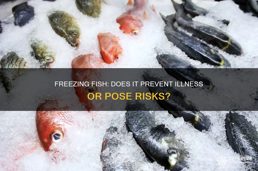 can you get sick if you freeze fish