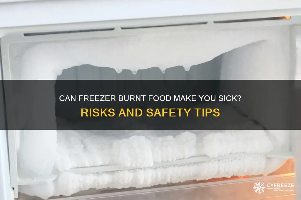 can you get sick of freezer burnt food