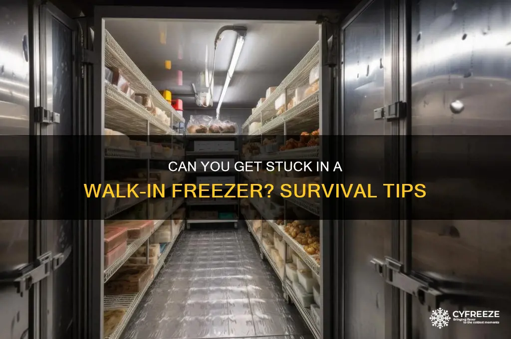 can you get stuck in a walk in freezer