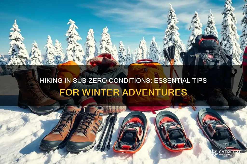 can you hike in below freezing temperatures