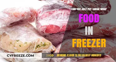 Freezing Food in Saran Wrap: A Handy Kitchen Hack