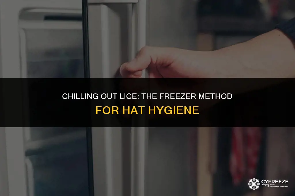 can you kill lice by putting hats in freezer