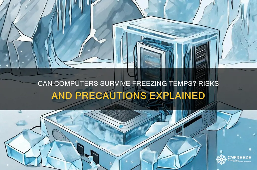 can you leave a computer in freezing temperatures