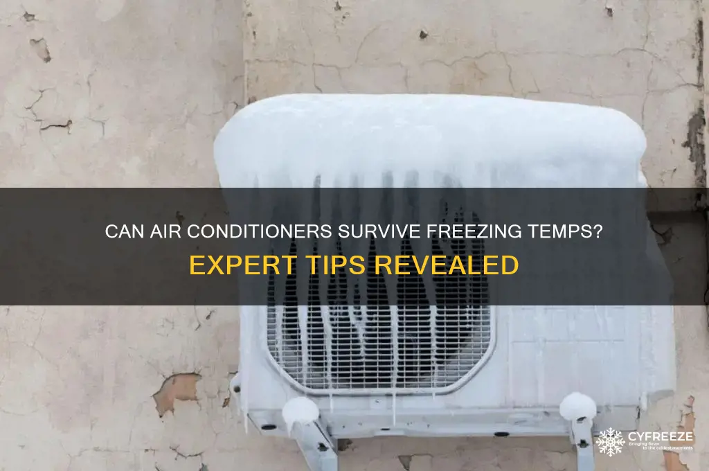 can you leave air conditioners in freezing temperatures