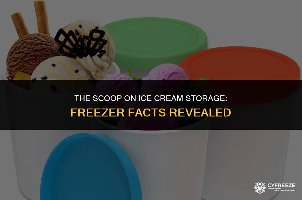 can you leave ice cream open in the freezer