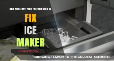 Quick Fix: Can Leaving Your Freezer Open Solve Ice Maker Issues?