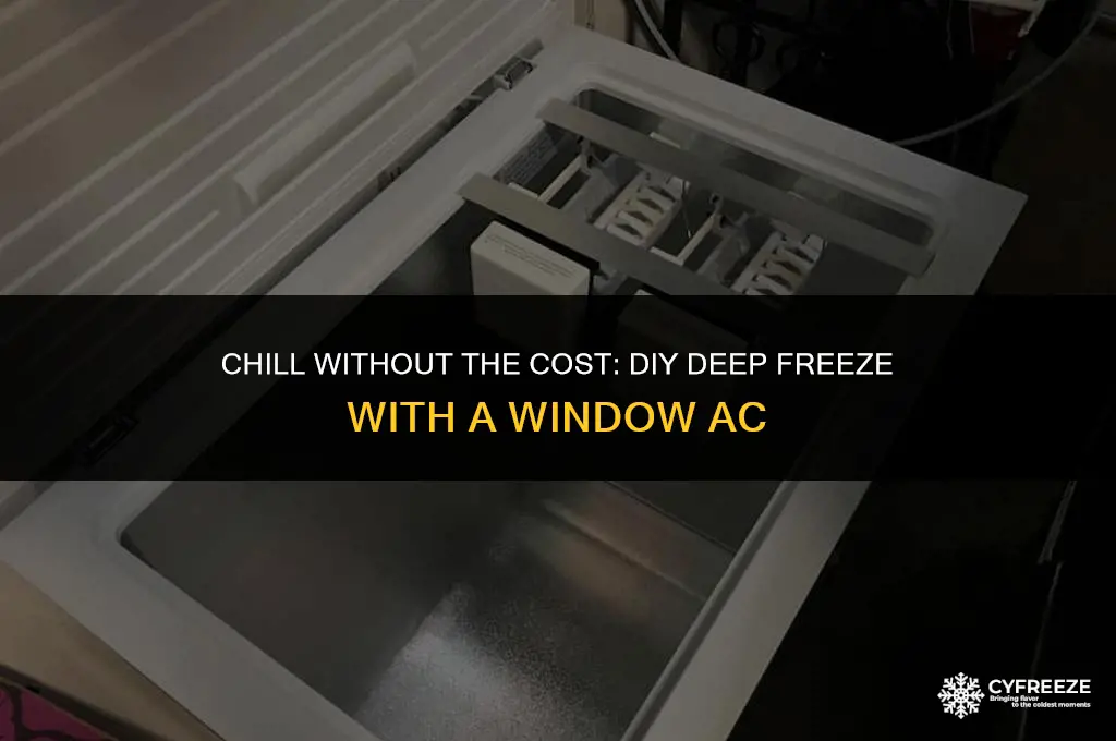 can you make a deap freez with a window ac