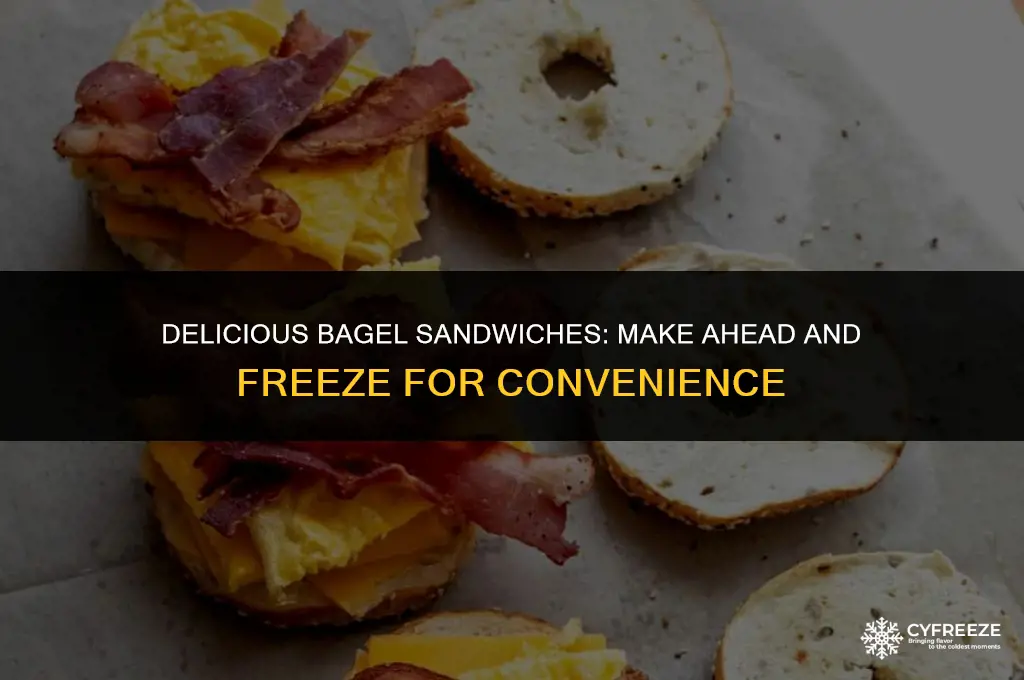 can you make and freeze bagel sandwiches