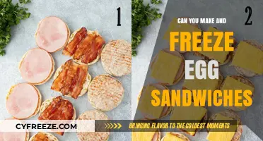 Egg-cellent Convenience: Make and Freeze Your Sandwiches for Busy Mornings