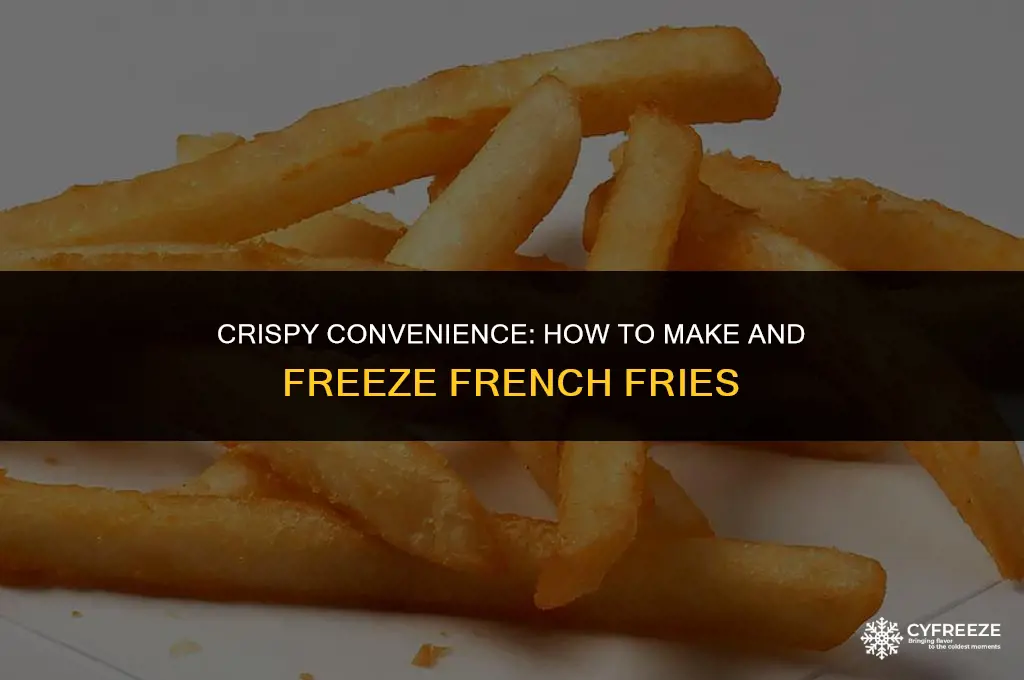 can you make and freeze french fries