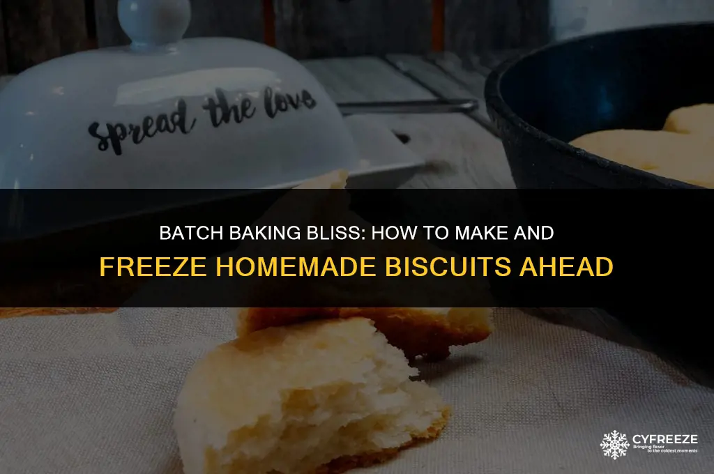 can you make and freeze homemade biscuits ahead