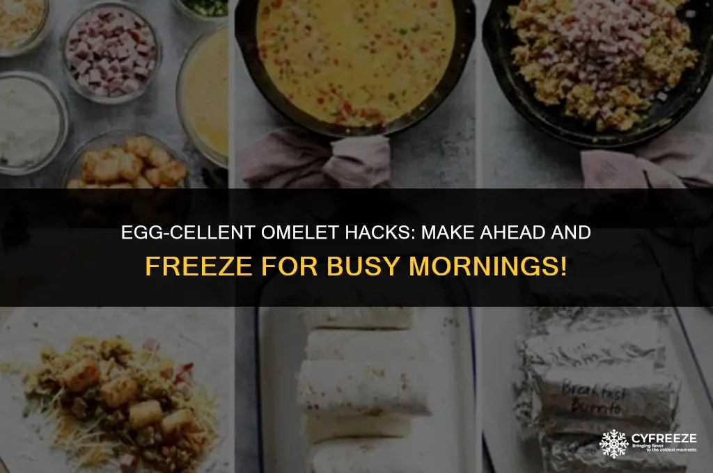 can you make and freeze omelets