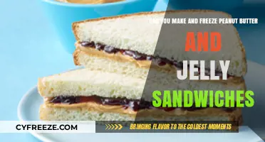 Peanut Butter and Jelly Sandwiches: Make Ahead and Freeze for Convenience