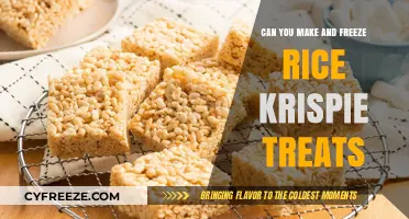 Sweet Treats Anytime: The Ultimate Guide to Making and Freezing Rice Krispie Delights