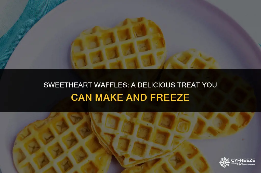 can you make and freeze vaffler heart waffles