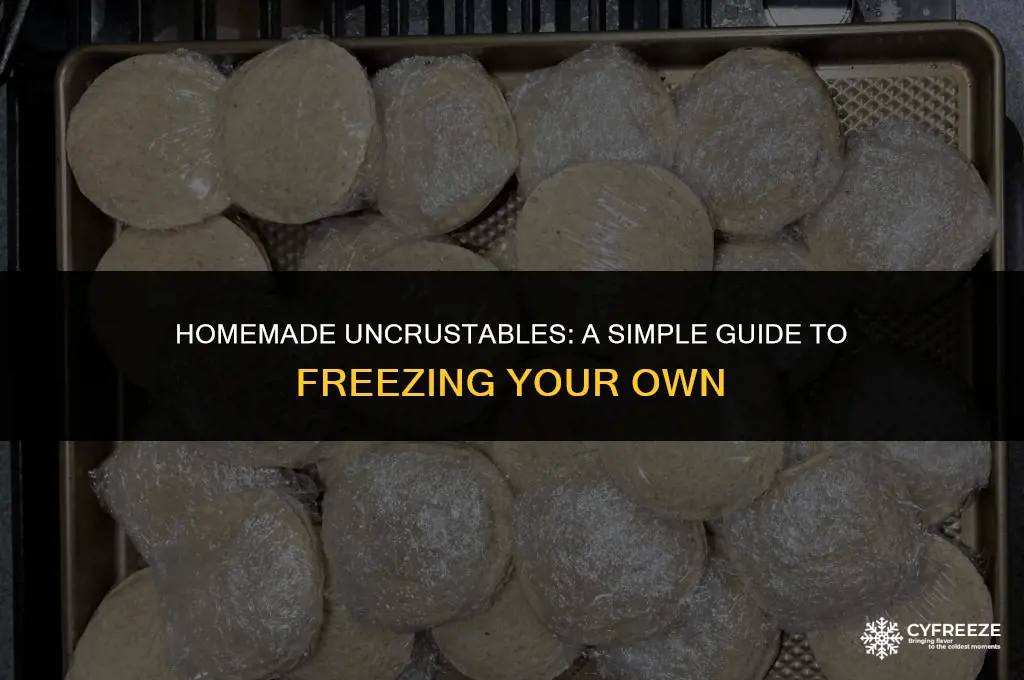 can you make and freeze your own uncrustables