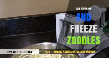 Zoodle Delight: A Guide to Making and Freezing Spiralized Zucchini Noodles