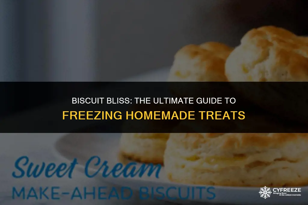 can you make biscuits and freeze them