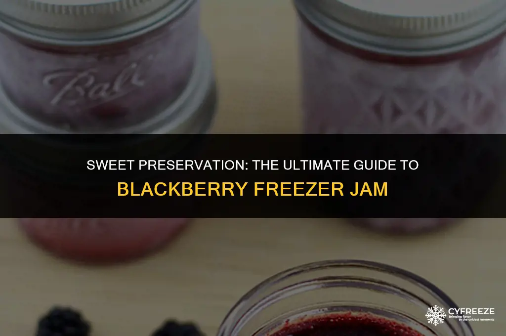 can you make blackberry freezer jam