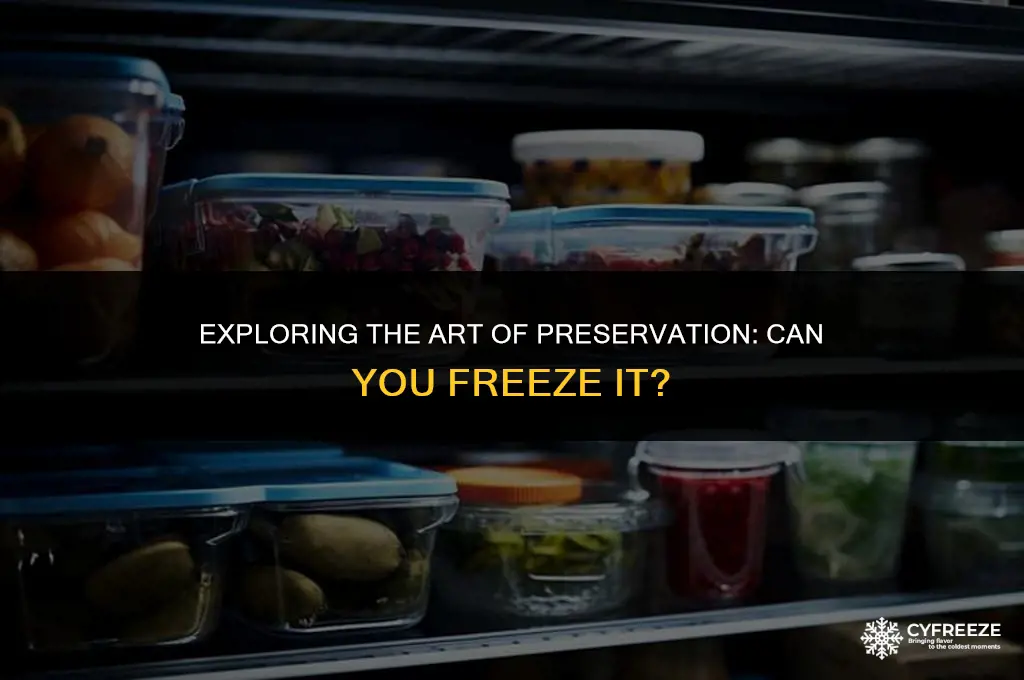 can you make can you freeze