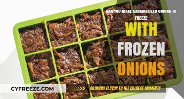 Sweet and Savory: Freezing Caramelized Onions for Later Use