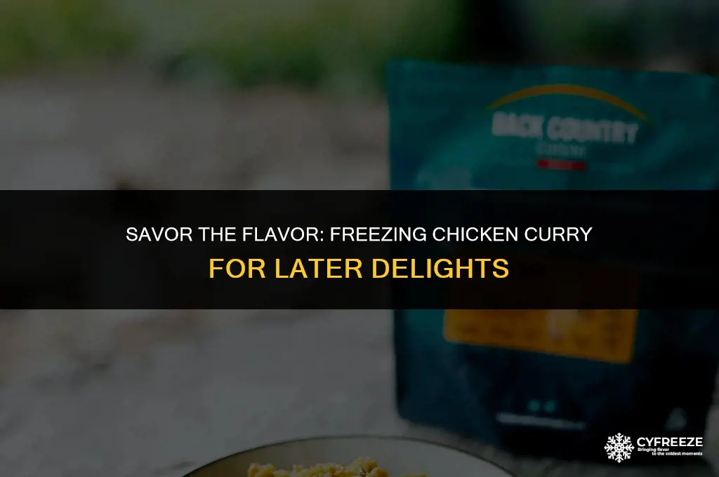 can you make chicken curry ahead and freeze it