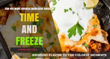 Prep and Freeze: The Ultimate Guide to Ahead-of-Time Chicken Enchiladas