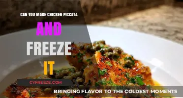 Delicious Chicken Piccata: Make Ahead and Freeze for Later!