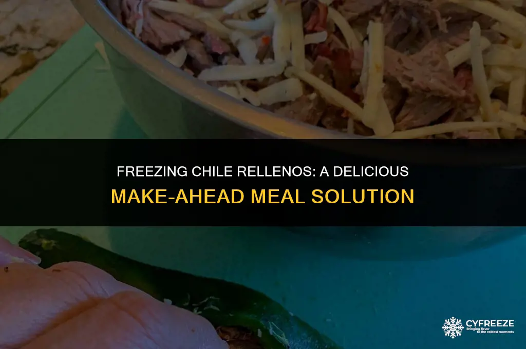 can you make chile rellenos and freeze them
