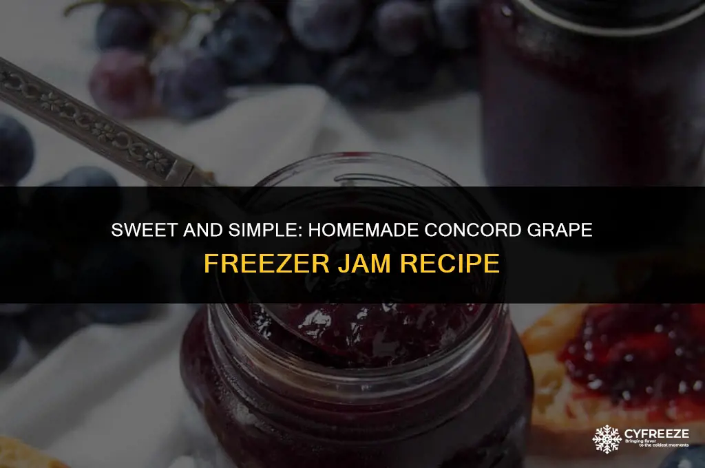 can you make concord grape freezer jam