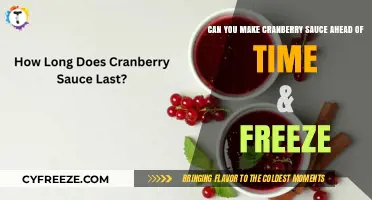 Cranberry Sauce Ahead: Freezing Tips for Holiday Prep