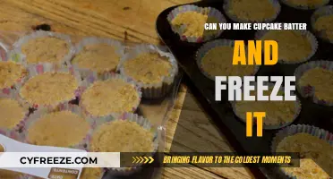 Sweet Success: Freezing Cupcake Batter for Later Baking