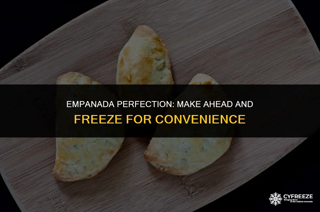 can you make empanadas and freeze them