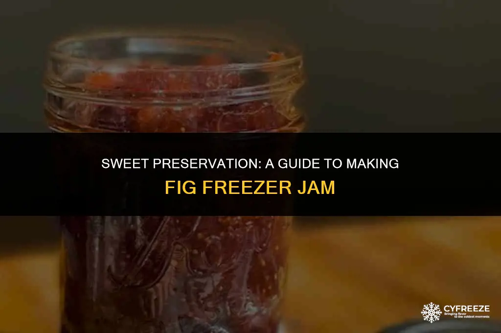can you make fig freezer jam