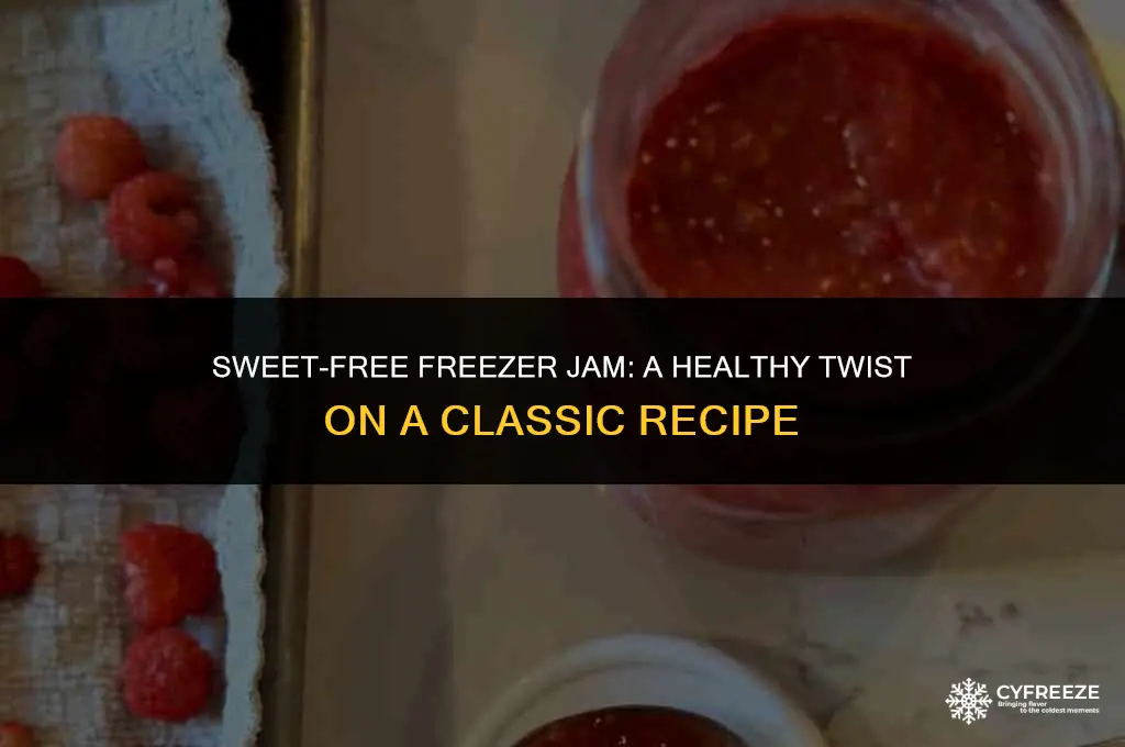 can you make freezer jam without sugar