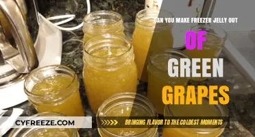 Sweet and Tart: Homemade Green Grape Freezer Jelly Delight