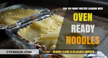 Freezer Lasagna with Oven-Ready Noodles: A Time-Saving Guide