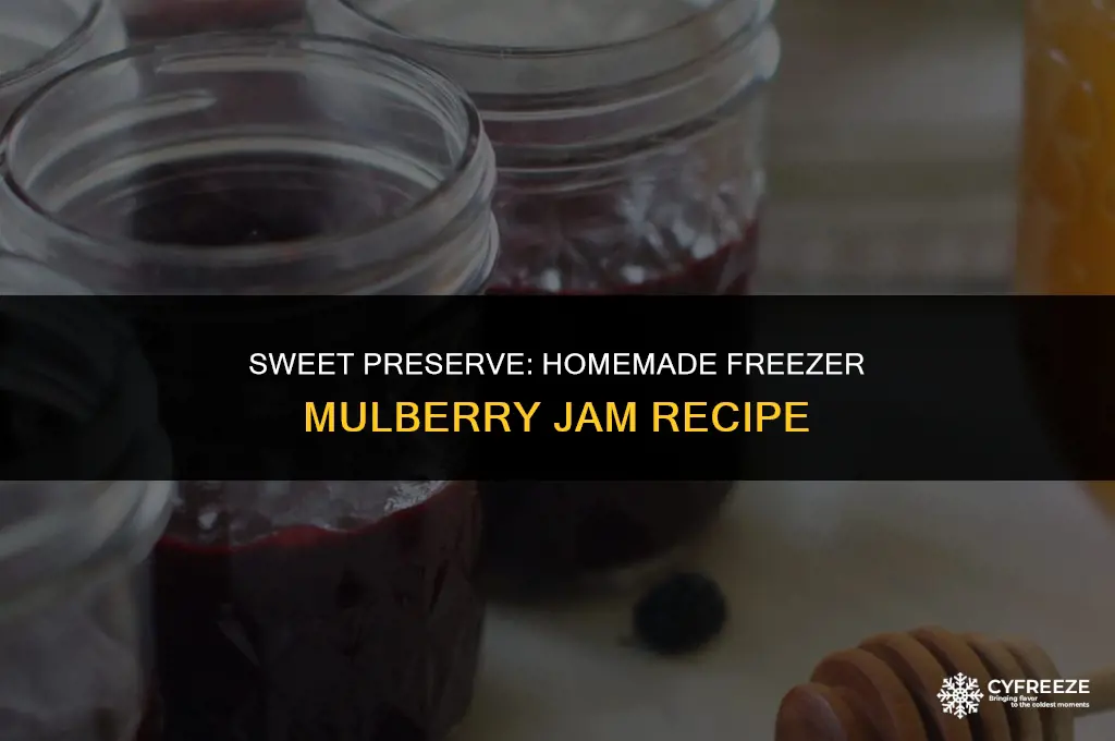 can you make freezer mulberry jam